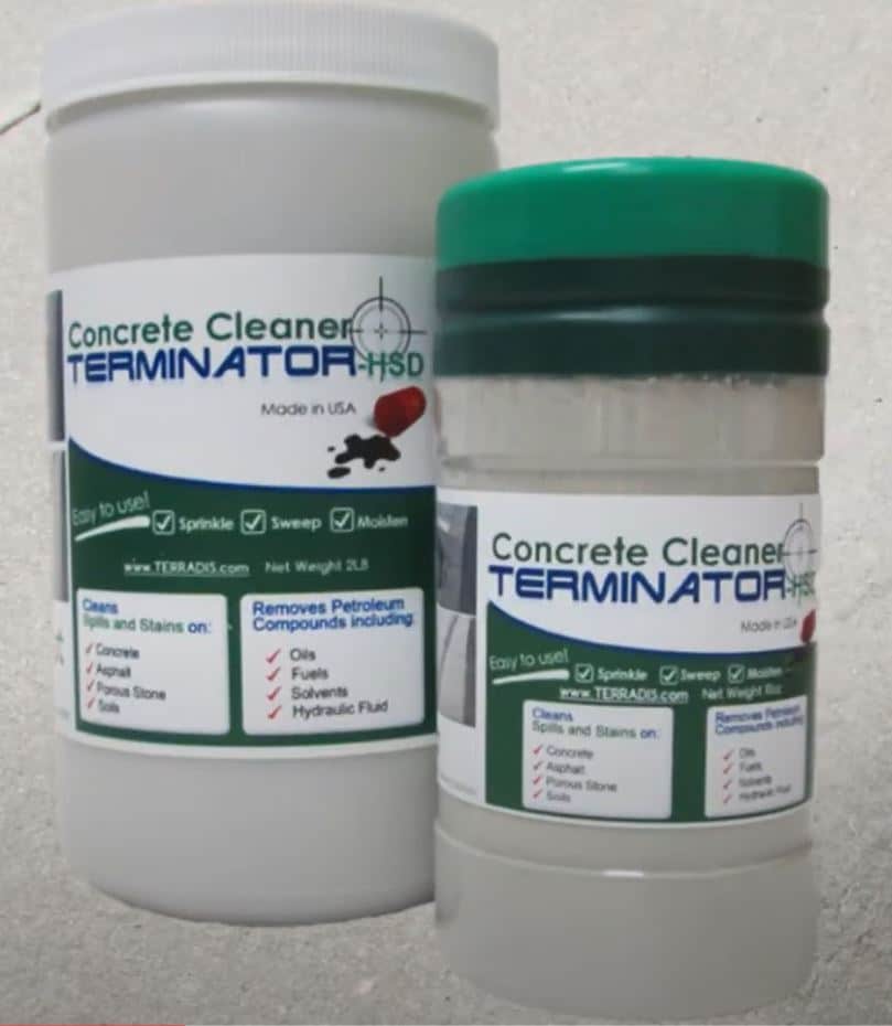 Terminator-HSD Concrete Cleaner for Oil Stains