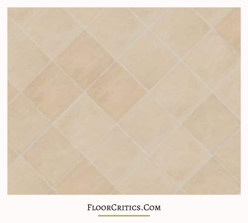 Diagonal or diamond tile pattern layout