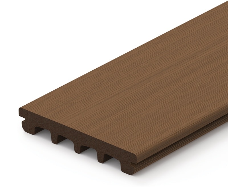 DuraLife Profile Composite Decking in Island Nut