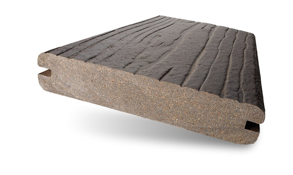 MoistureShield Vision Composite Decking in Smokey Gray